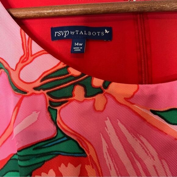 RSVP by Talbots Tropical Floral Fit and Flare Dress - Picture 5 of 7